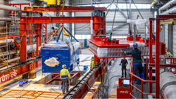 Tausch der Turbine an der MVR