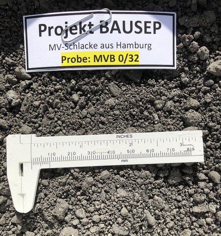 Beispielsituation von einer Probe aus dem Projekt BAUSEP