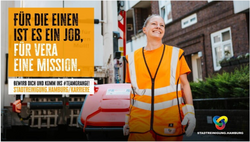 Stellenanzeigenmotiv Entsorger:in