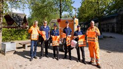 #TeamOrange im Einsatz beim Clean Schnack