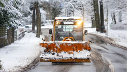 Schneepflug im Winterdienst