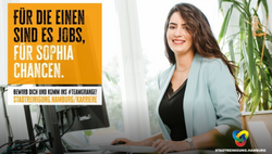 Stellenanzeigenmotiv Sepezialist:in Active Sourcing