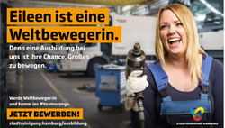 Stellenanzeigenmotiv Berufskraftfahrer:in