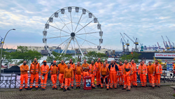 #TeamOrange auf dem Hafengeburtstag
