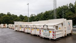 Geschlossener Recyclinghof in Sasel