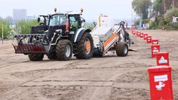 Der Beachcleaner im Einsatz