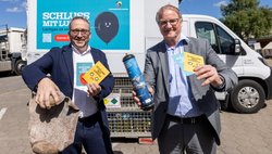 SRH-Pressesprecher Kay Goetze und Leiter des Zentralen Vertriebs bei der SRH Sven Winterberg