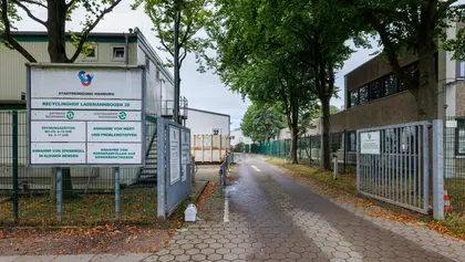 EIngang zum Recyclinghof