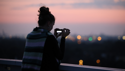 Sonnenaufgang auf dem Energieberg