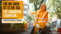 Stellenanzeigenmotiv Entsorger:in