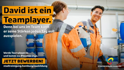 Stellenanzeigenmotiv Ausbildung zur/m Umwelttechnologe:in