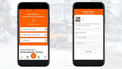 Glätte melden mit der SRH-App