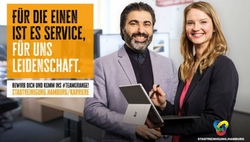 Stellenanzeigenmotiv Einkäuferin Anlagentechnik