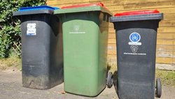 Unterschiedliche Abfallbehälter