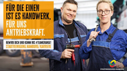 Stellenanzeigenmotiv Mechatroniker:in