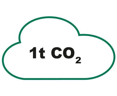 CO₂ Einsparung